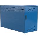 Fietsenhok BikeBox 1 G met zadeldak, gentiaanblauw RAL 5010