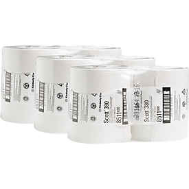 SCOTT Toilet Tissue, 6 Rollen, 380 m je Rolle