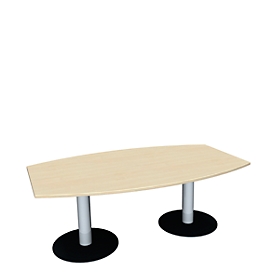 Table de réunion, l. 2000 mm, érable