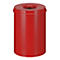 Abfallsammler 50 L, selbstlöschend, Korpus rot/Deckel rot