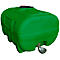 PE graaston, doosvormig, polyethyleen, 2 'IG aansluiting, koepel met scharnierend deksel ø 380 mm, zonder baffle, groen, B 900 x D 1200 x H 900 mm, 600 l