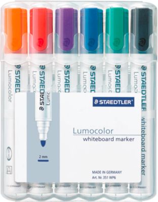 STAEDTLER Whiteboardmarker Lumocolor®, 2 mm, 6er Set