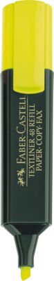 Textmarker von FABER-CASTELL, gelb, 10 Stück