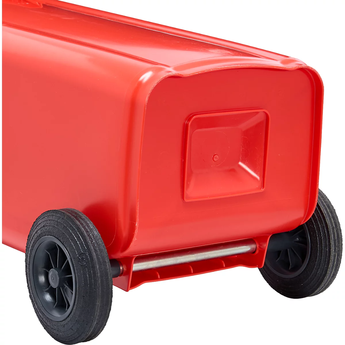 GMT afvalbak, 140 l, verrijdbaar, rood
