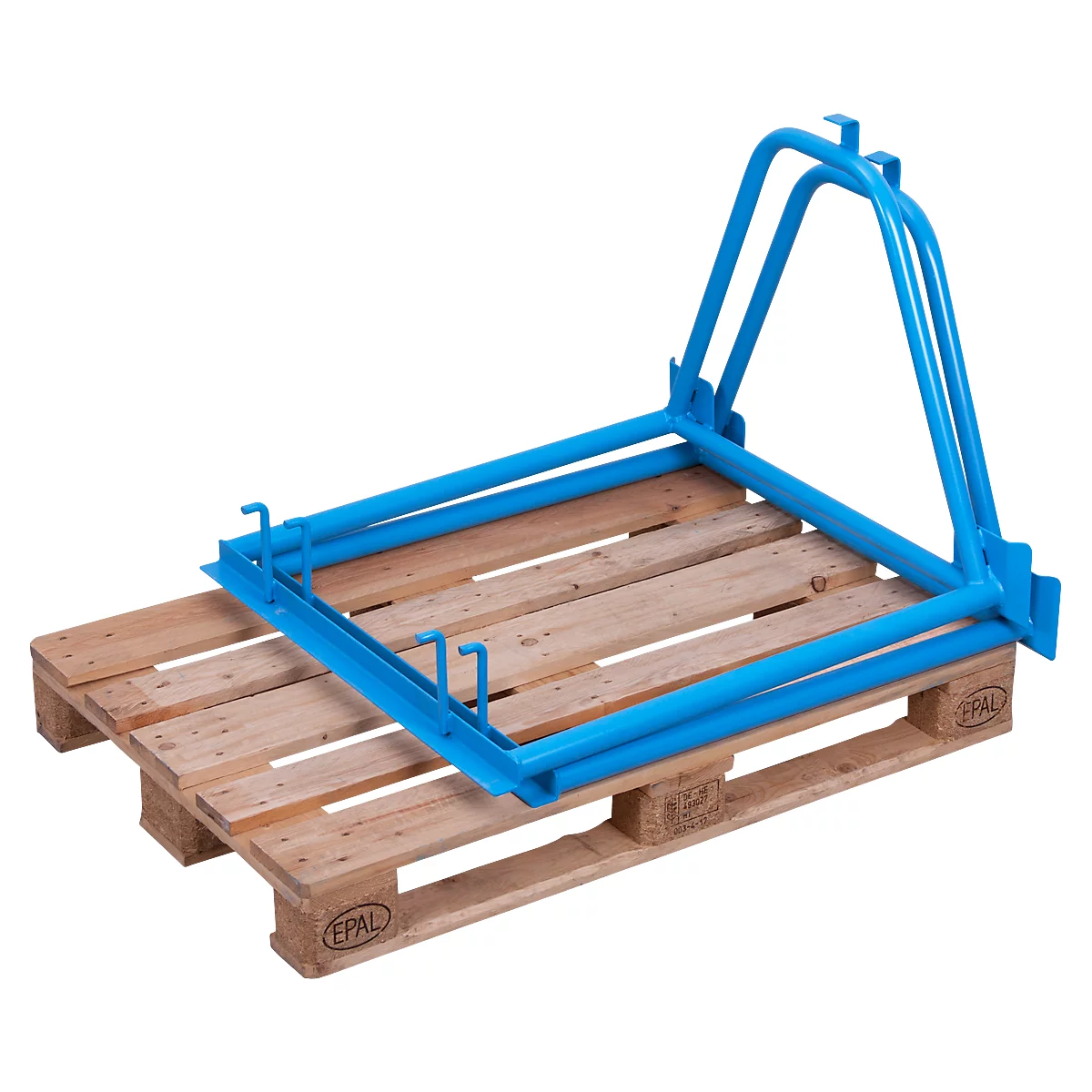 support à palettes de type 65, 1200 x 8000 x 1600 mm, laqué